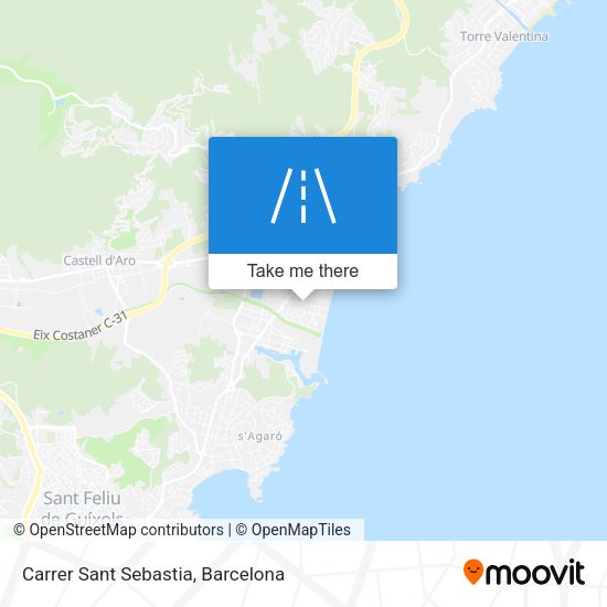 Carrer Sant Sebastia map
