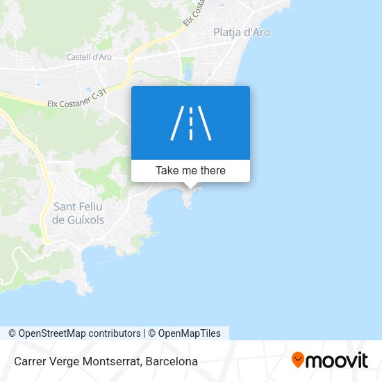 Carrer Verge Montserrat map