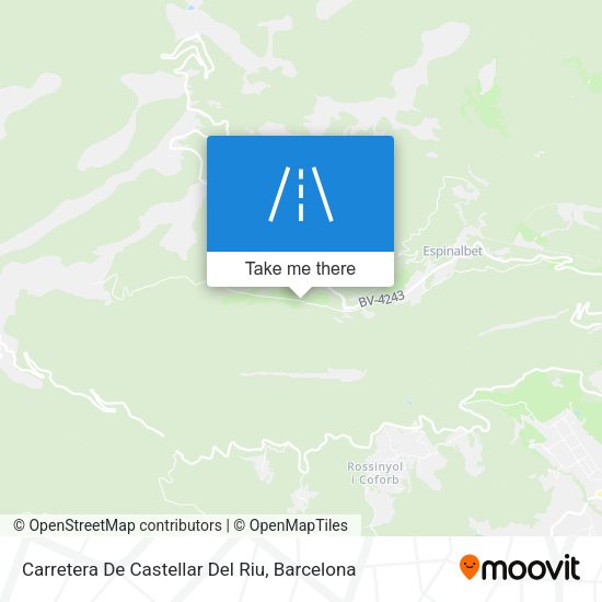 Carretera De Castellar Del Riu map