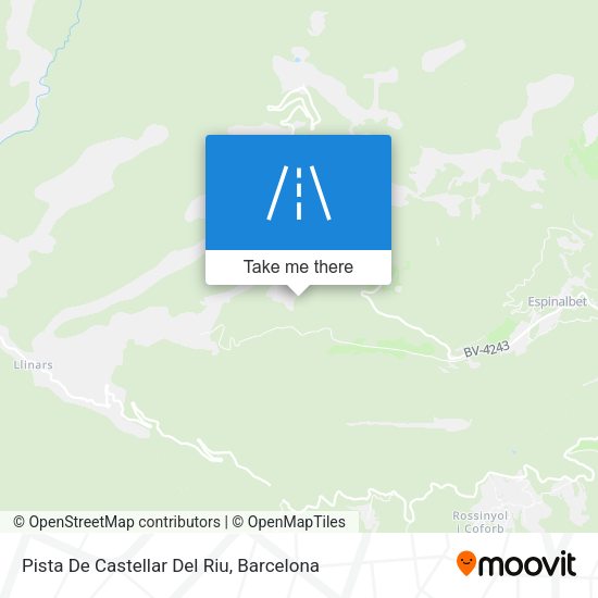 Pista De Castellar Del Riu map