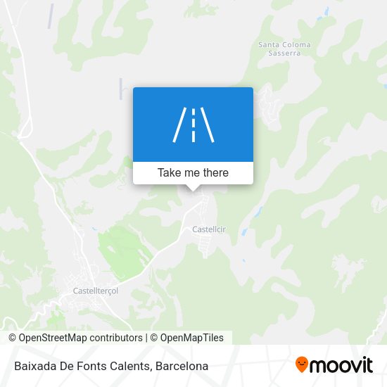 Baixada De Fonts Calents map