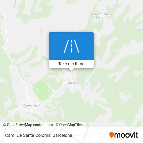 Camí De Santa Coloma map