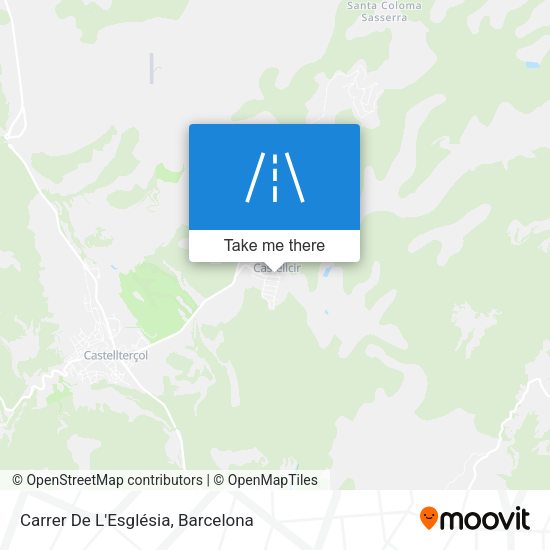 Carrer De L'Església map