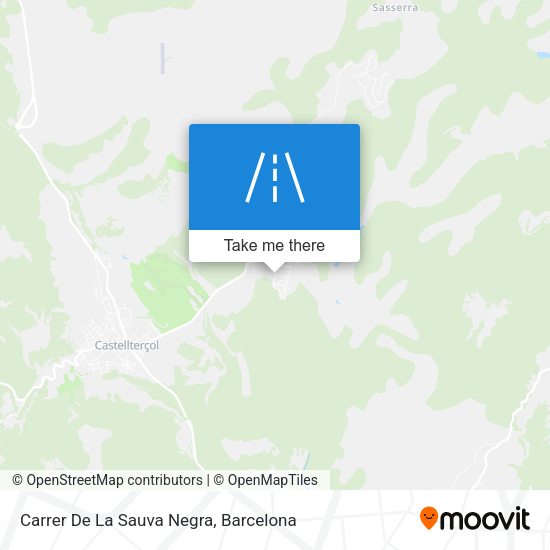 Carrer De La Sauva Negra map