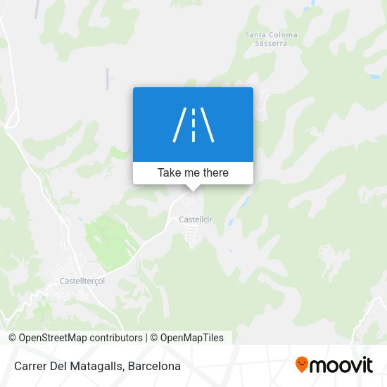 Carrer Del Matagalls map