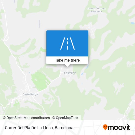 Carrer Del Pla De La Llosa map