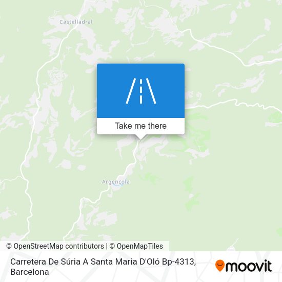 Carretera De Súria A Santa Maria D'Oló Bp-4313 map