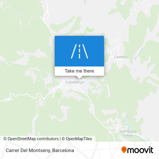 Carrer Del Montseny map