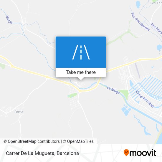 Carrer De La Mugueta map