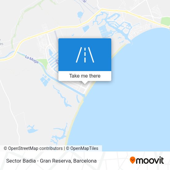Sector Badia - Gran Reserva map