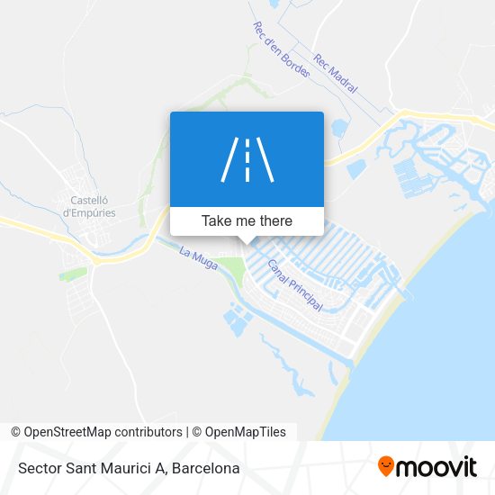 Sector Sant Maurici A map