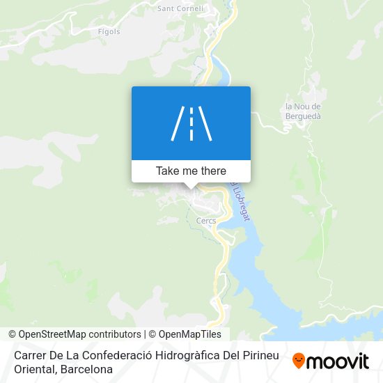 Carrer De La Confederació Hidrogràfica Del Pirineu Oriental map
