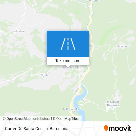 Carrer De Santa Cecília map