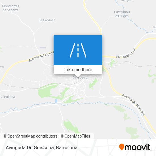 Avinguda De Guissona map