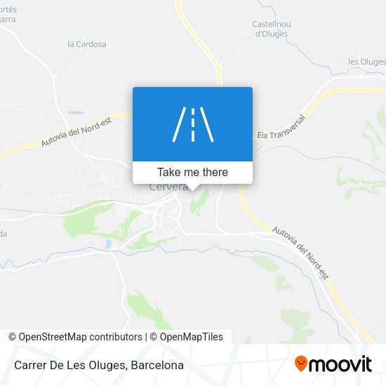 Carrer De Les Oluges map