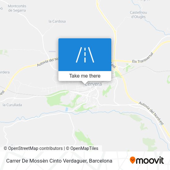 Carrer De Mossèn Cinto Verdaguer map
