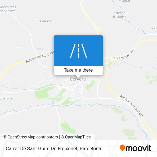 Carrer De Sant Guim De Freixenet map