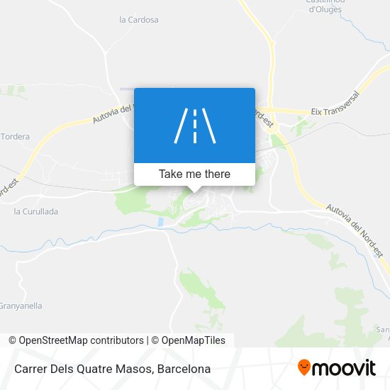 Carrer Dels Quatre Masos map