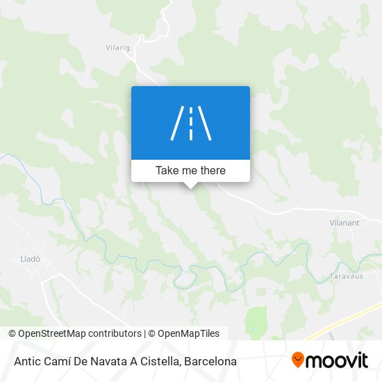 Antic Camí De Navata A Cistella map