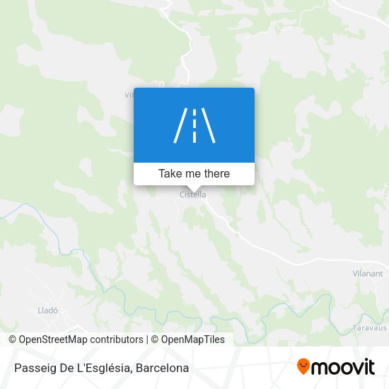 Passeig De L'Església map
