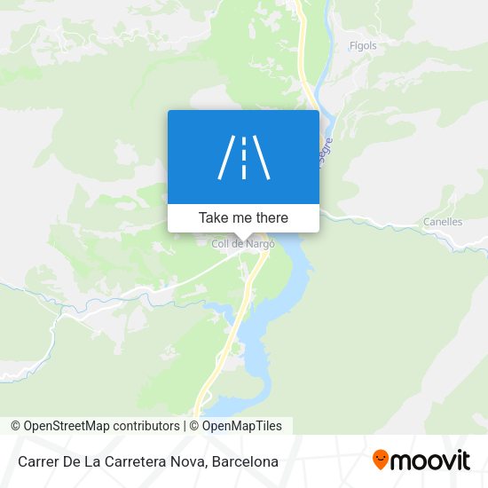 Carrer De La Carretera Nova map