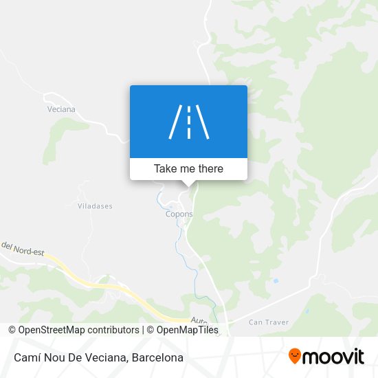 Camí Nou De Veciana map