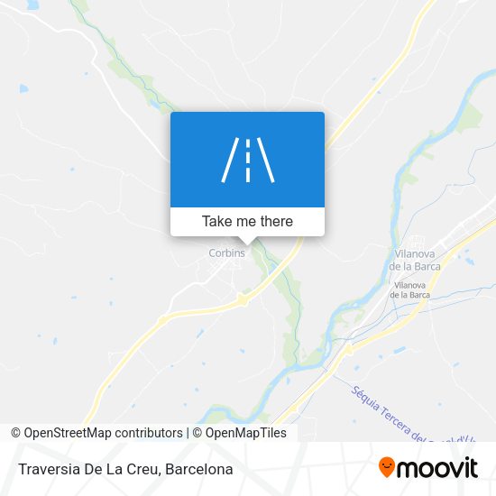 Traversia De La Creu map