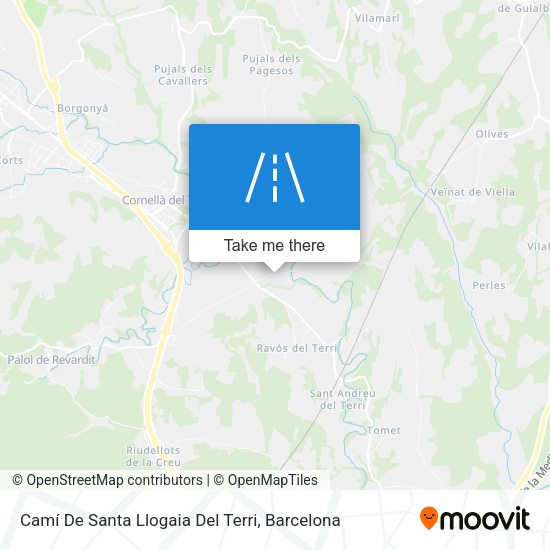 Camí De Santa Llogaia Del Terri map