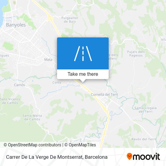 Carrer De La Verge De Montserrat map