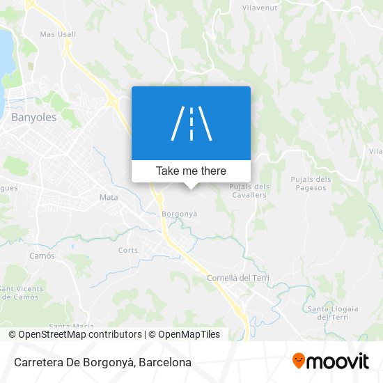 Carretera De Borgonyà map