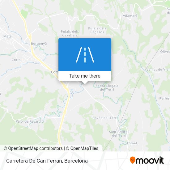 Carretera De Can Ferran map