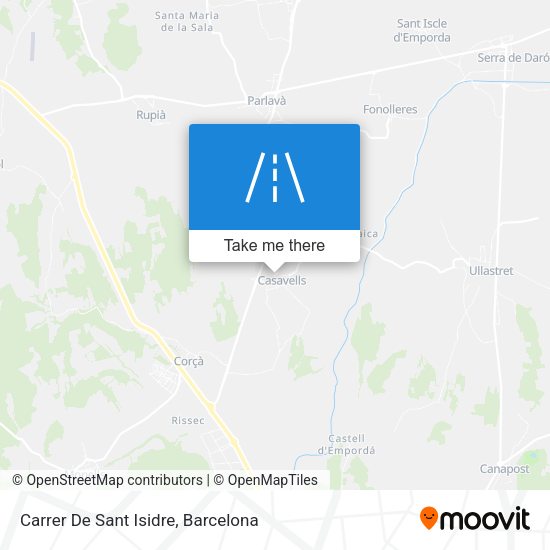 Carrer De Sant Isidre map