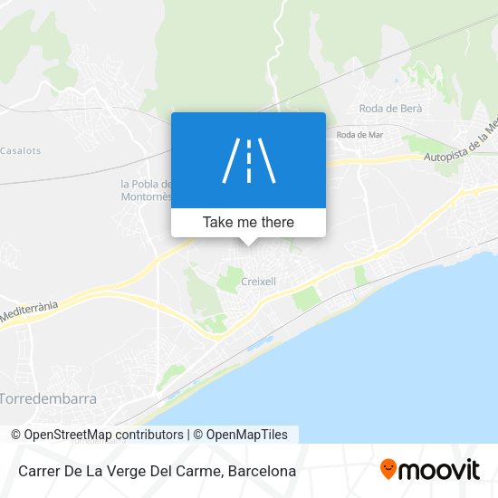 Carrer De La Verge Del Carme map