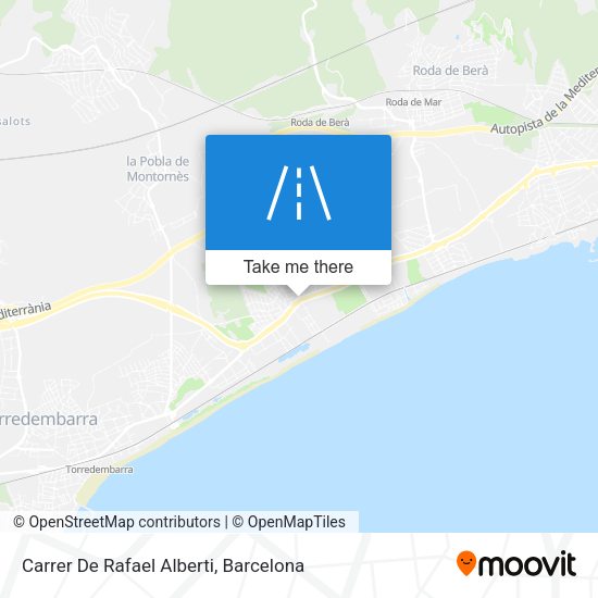 Carrer De Rafael Alberti map