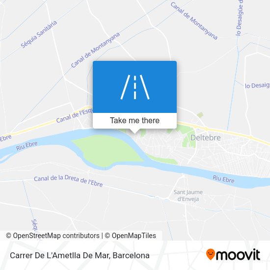 Carrer De L'Ametlla De Mar map