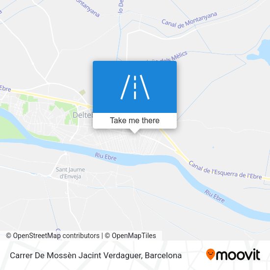 Carrer De Mossèn Jacint Verdaguer map