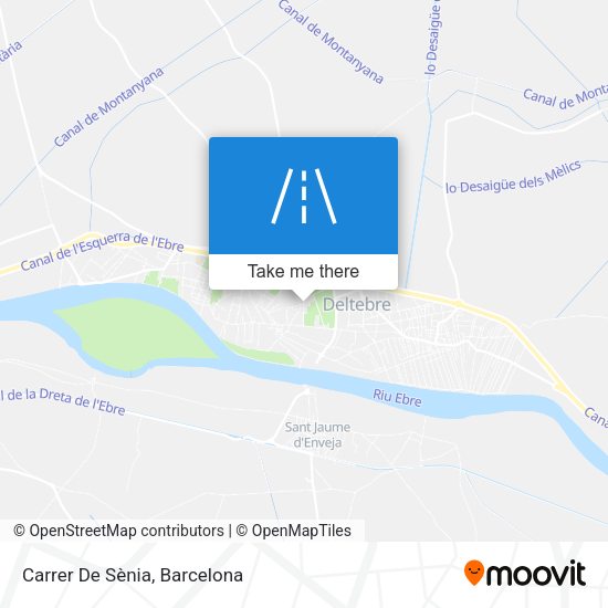Carrer De Sènia map