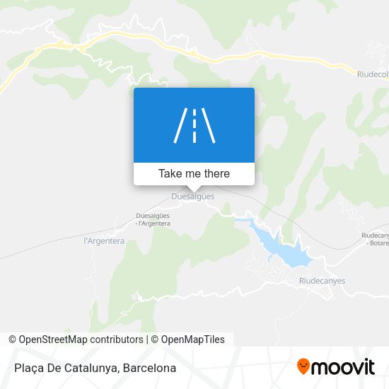 Plaça De Catalunya map