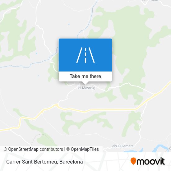Carrer Sant Bertomeu map