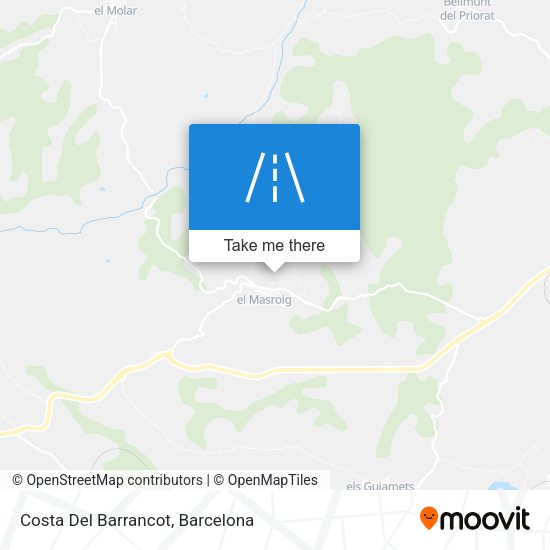 Costa Del Barrancot map