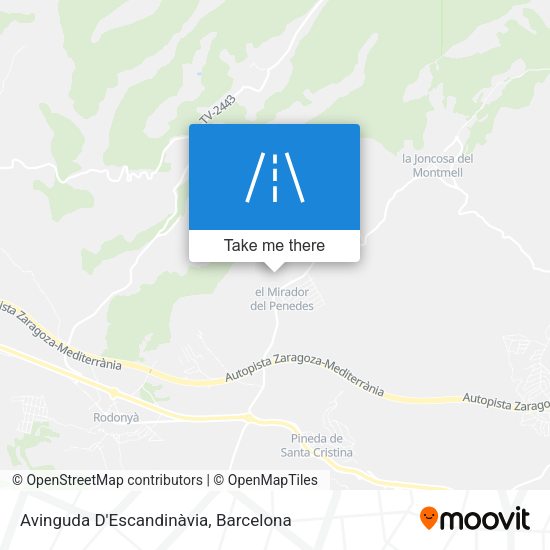 Avinguda D'Escandinàvia map