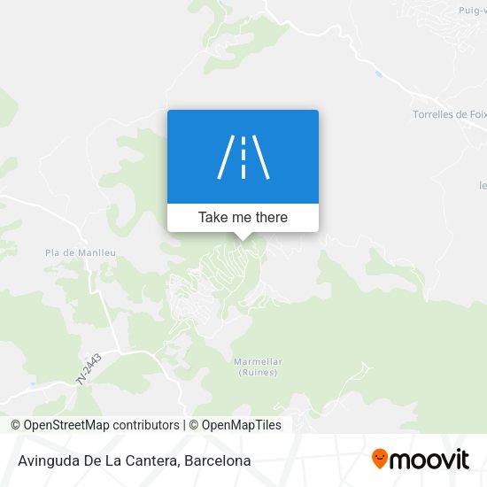 Avinguda De La Cantera map