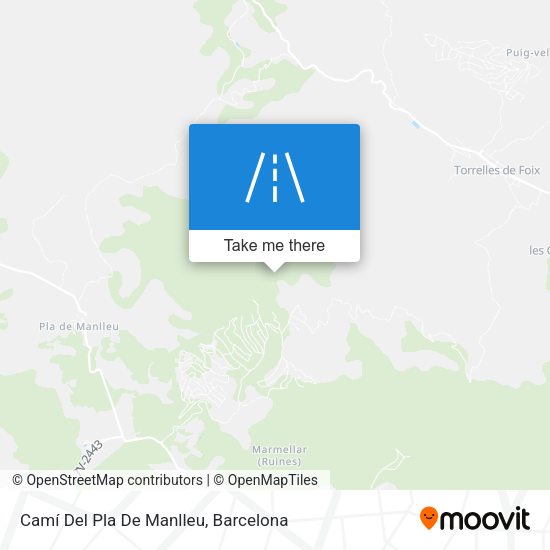 Camí Del Pla De Manlleu map