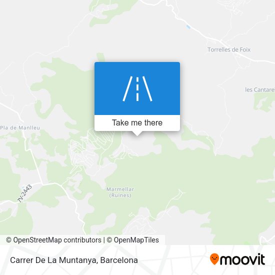 Carrer De La Muntanya map