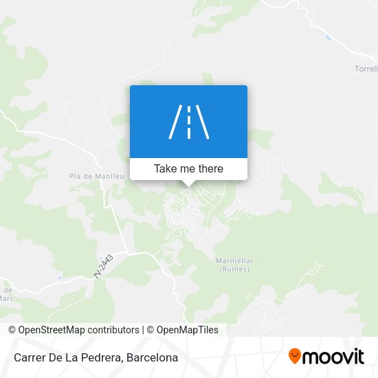 Carrer De La Pedrera map