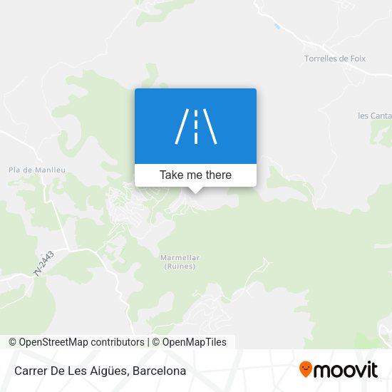 Carrer De Les Aigües map