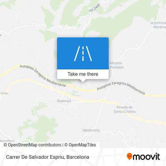 Carrer De Salvador Espriu map
