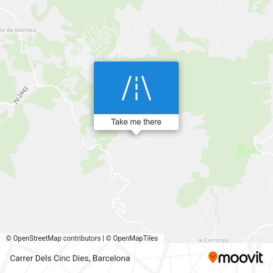 Carrer Dels Cinc Dies map