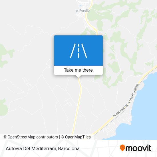 Autovia Del Mediterrani map