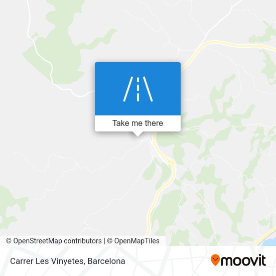 Carrer Les Vinyetes map